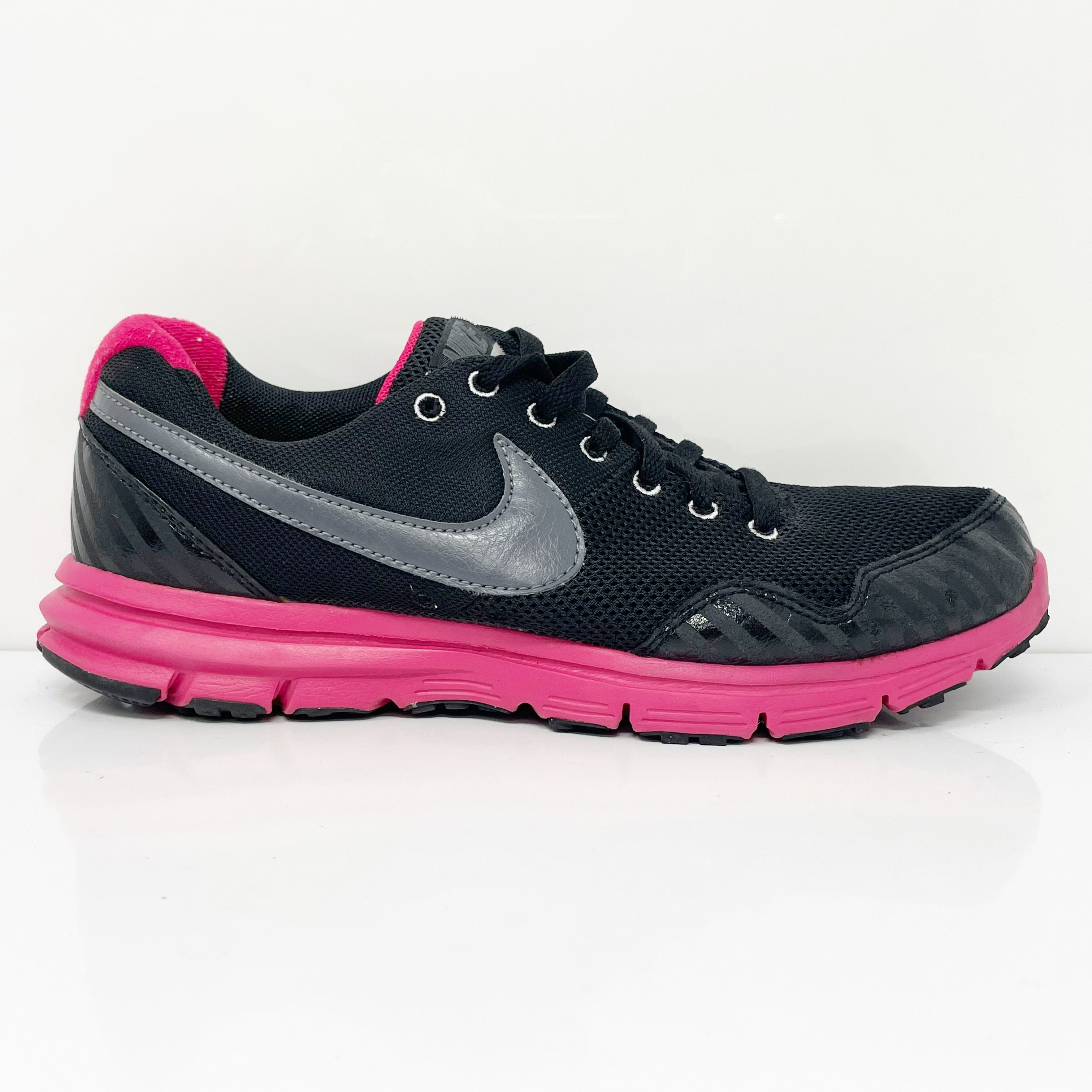 Nike Womens Lunarfly Plus 396049-066 Черные кроссовки для бега, размер 7,5