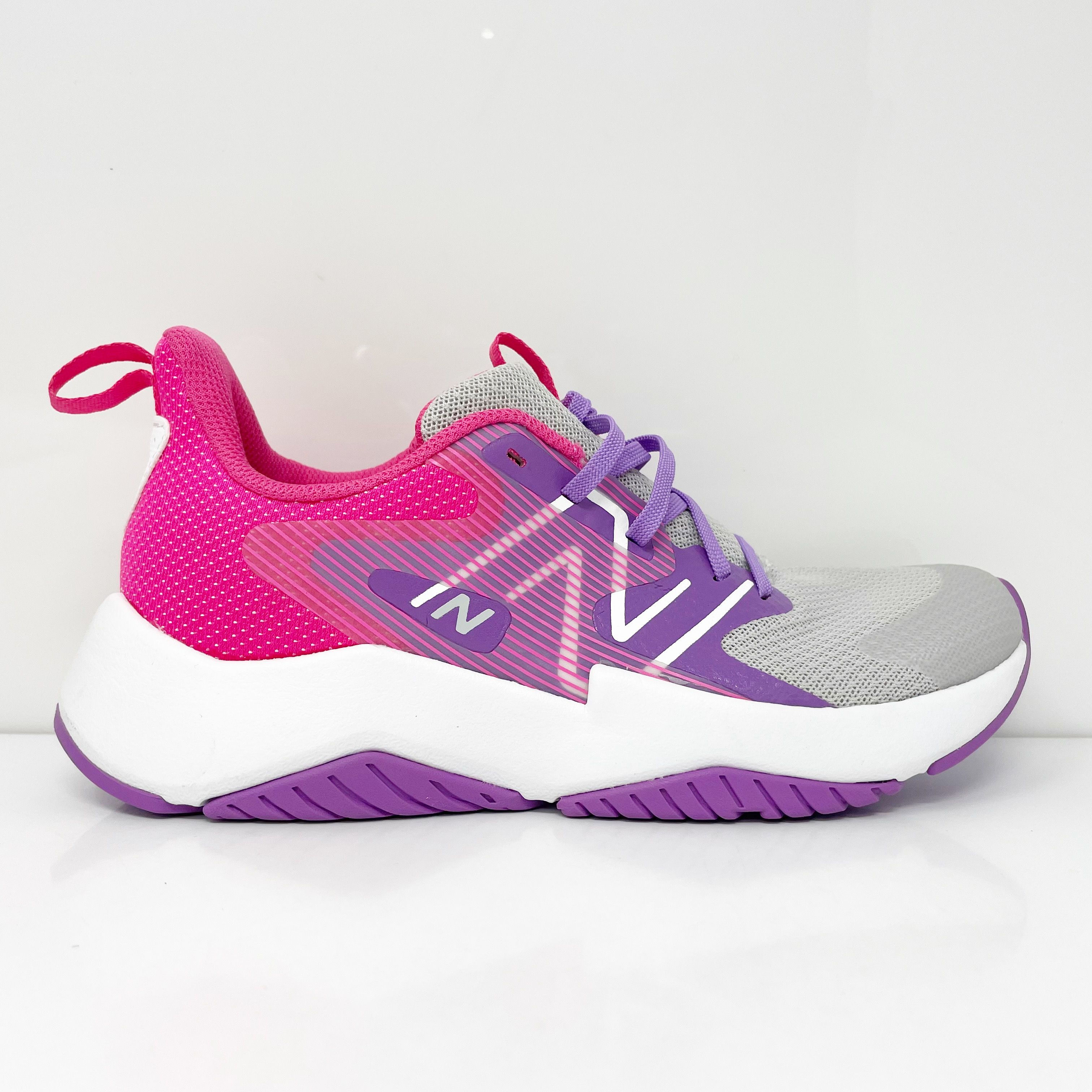 New Balance Girls Rave Run V2 GKRAVGP2 Розовые кроссовки для бега Размер 5,5 м